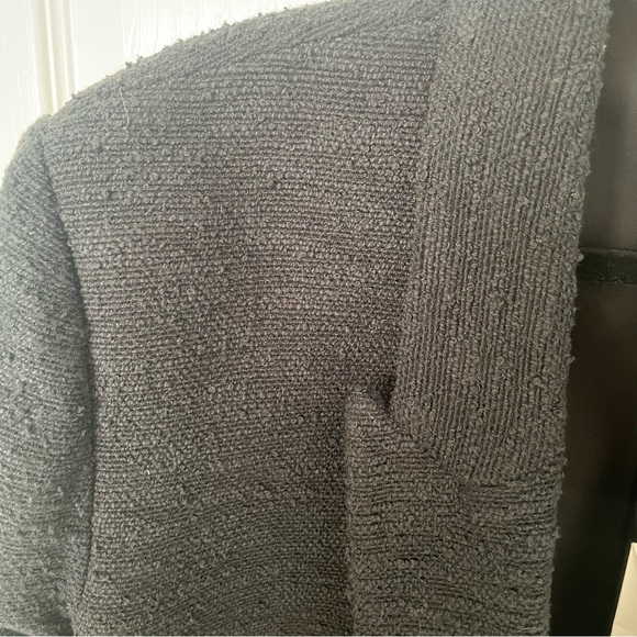 L'AGENCE Chamberlain Blazer Black Tweed  Size 16 Workwear Jacket Business NWT - Picture 6 of 11